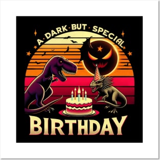 A dark but special birthday. Total solar eclipse birthday Posters and Art